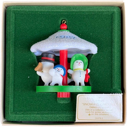 1982 Snowman Carousel Hallmark Ornament (Carousel) QX4783