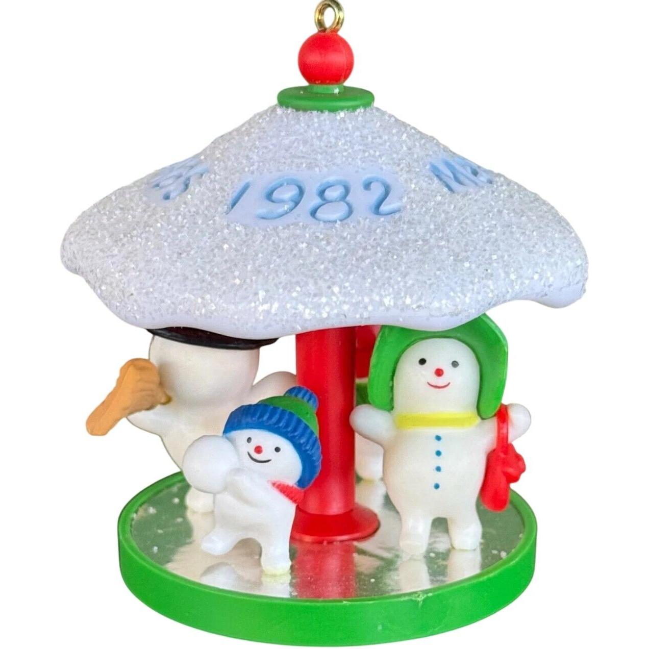 1982 Snowman Carousel Hallmark Ornament (Carousel) QX4783