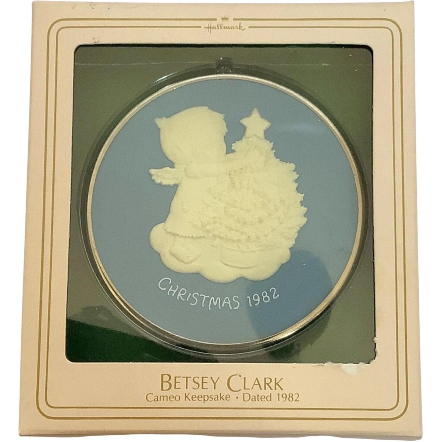 1982 Betsey Clark Hallmark Ornament (Cameo Ball) QX3056