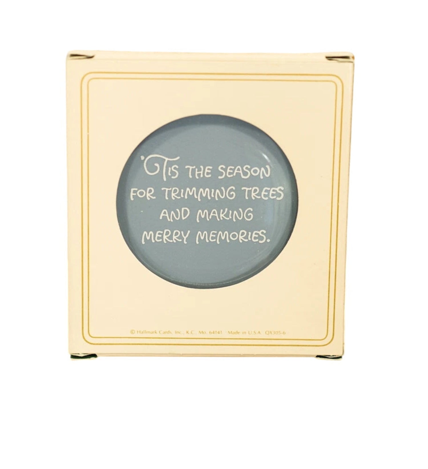 1982 Betsey Clark Hallmark Ornament (Cameo Ball) QX3056