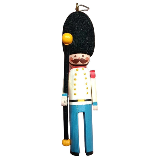 1982 British Hallmark Ornament (Clothespin Soldier) QX4583 Image1