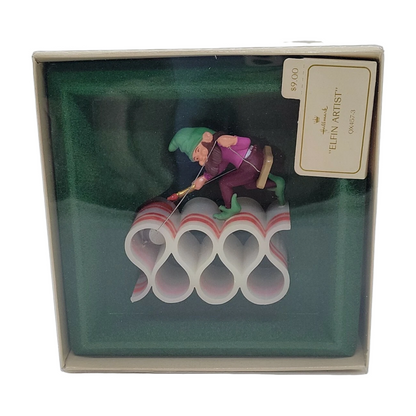 1982 Elfin Artist Hallmark Ornament (Gnome) QX4573 Image2