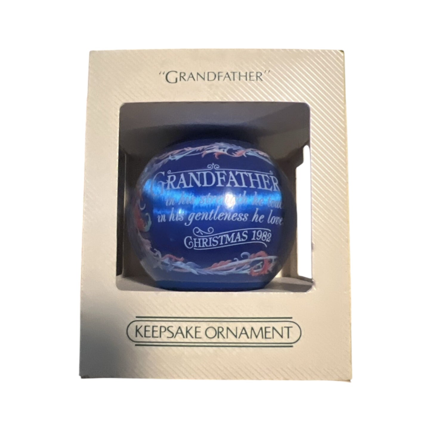 1982 Grandfather (Ball) Hallmark Ornament QX207-6 Image7