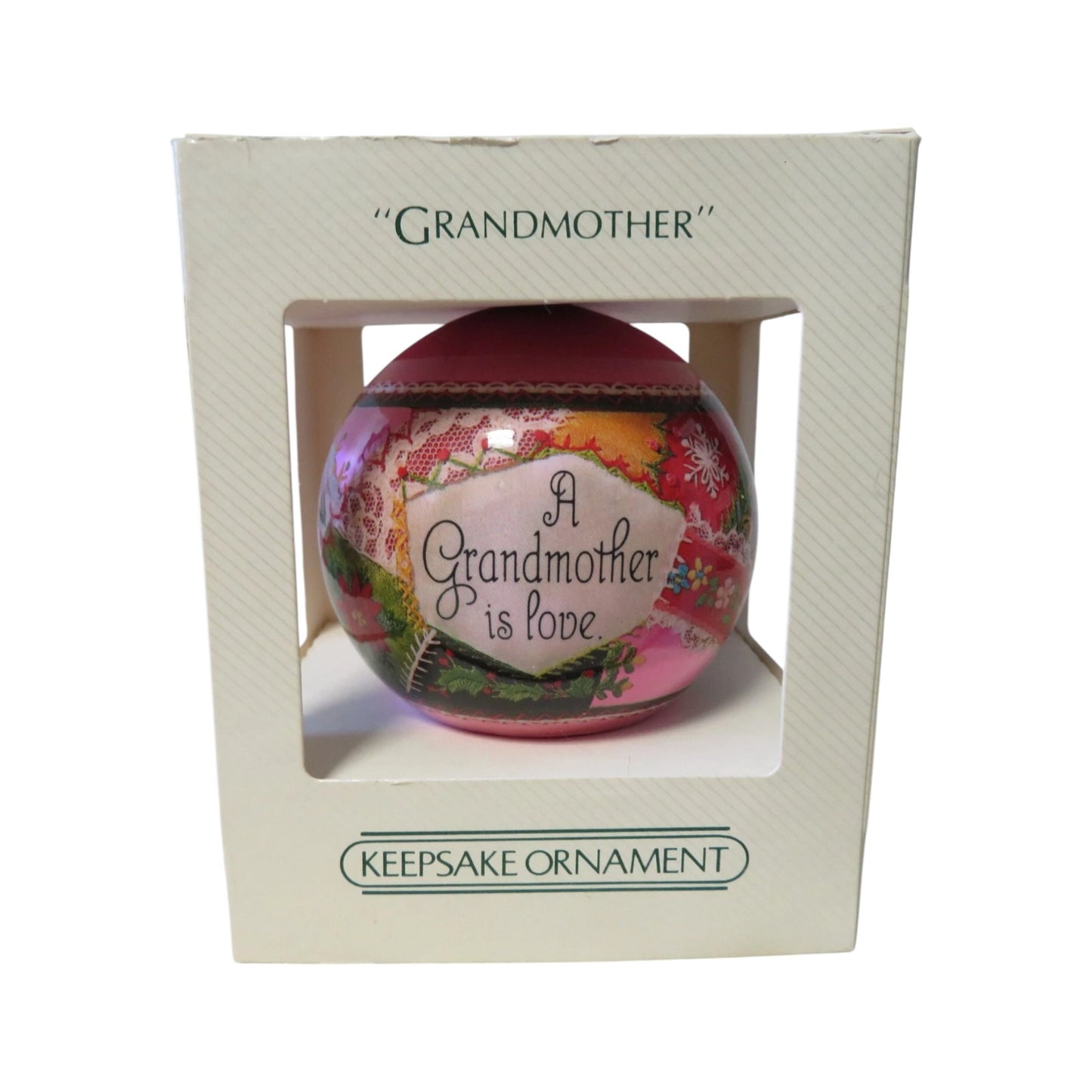 1982 Grandmother (Ball) Hallmark Ornament QX2003 Image2