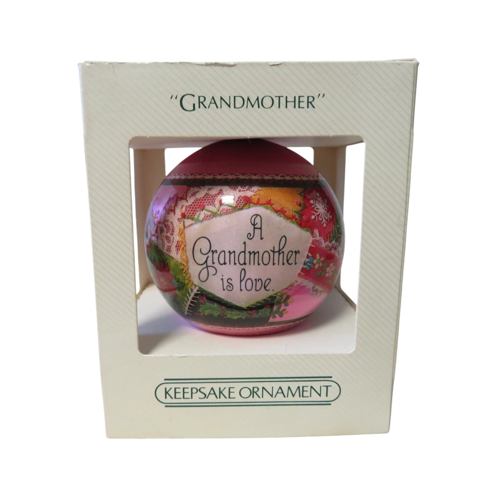 1982 Grandmother (Ball) Hallmark Ornament QX2003 Image2