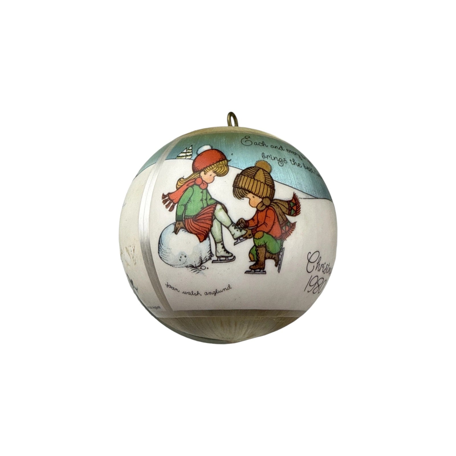 1982 Joan Walsh Anglund (Ball) Hallmark Ornament QX2193 Image1