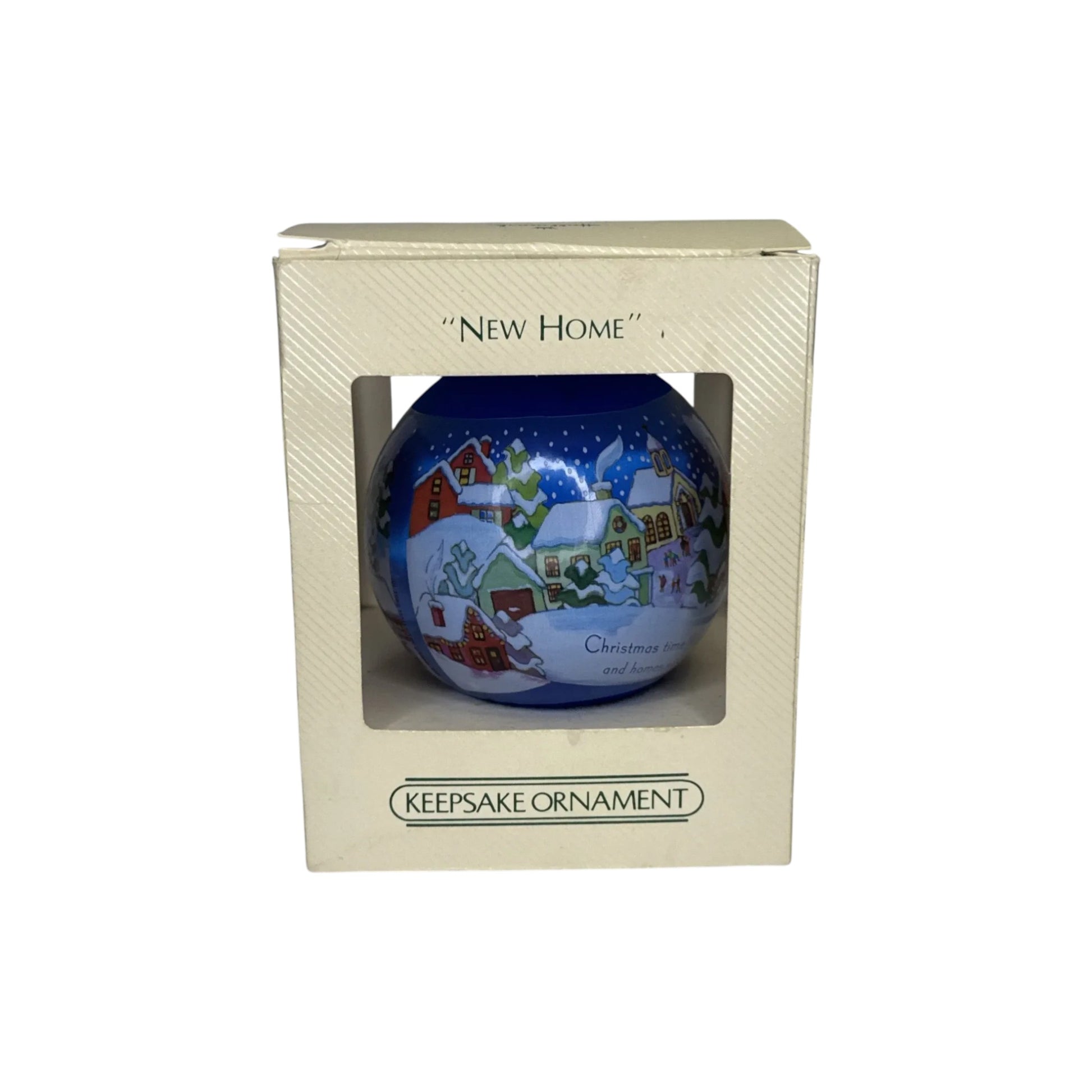 1982 New Home (Ball) Hallmark Ornament QX212-6 Image2