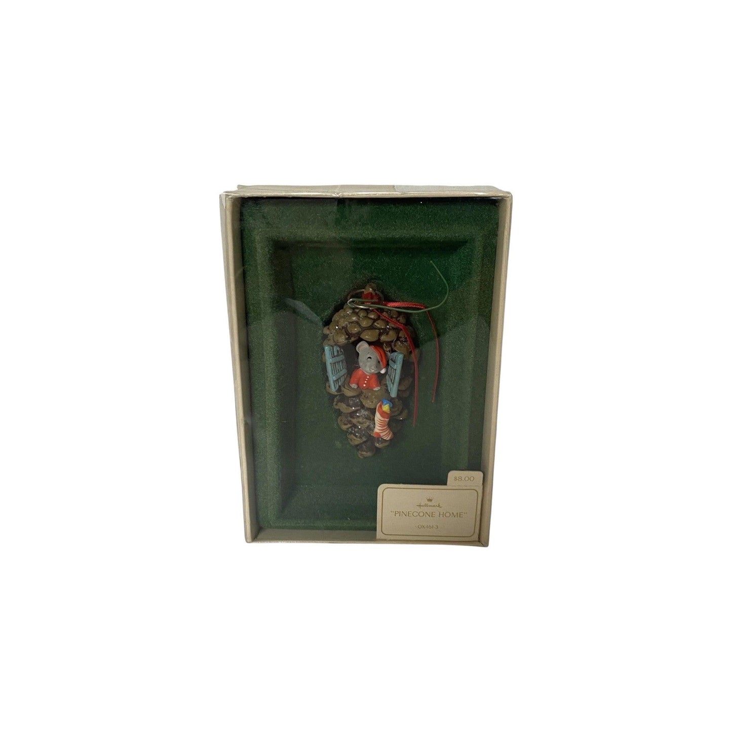 1982 Pinecone Home Hallmark Ornament (Mouse) QX4613 Image2