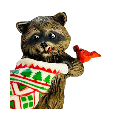 1982 Raccoon Surprise Hallmark Ornament (Raccoon) QX4793 Image5