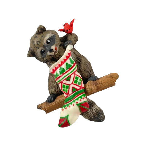 1982 Raccoon Surprise Hallmark Ornament (Raccoon) QX4793