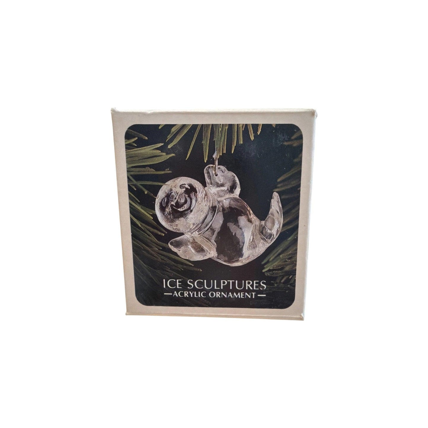 1982 Snowy Seal - Ice Sculptures Hallmark Ornament (Seal) QX3006 Image2