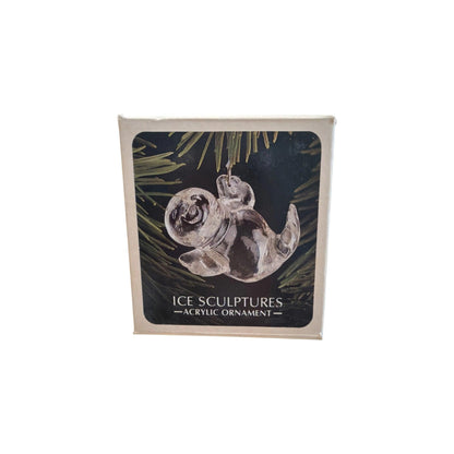 1982 Snowy Seal - Ice Sculptures Hallmark Ornament (Seal) QX3006 Image2