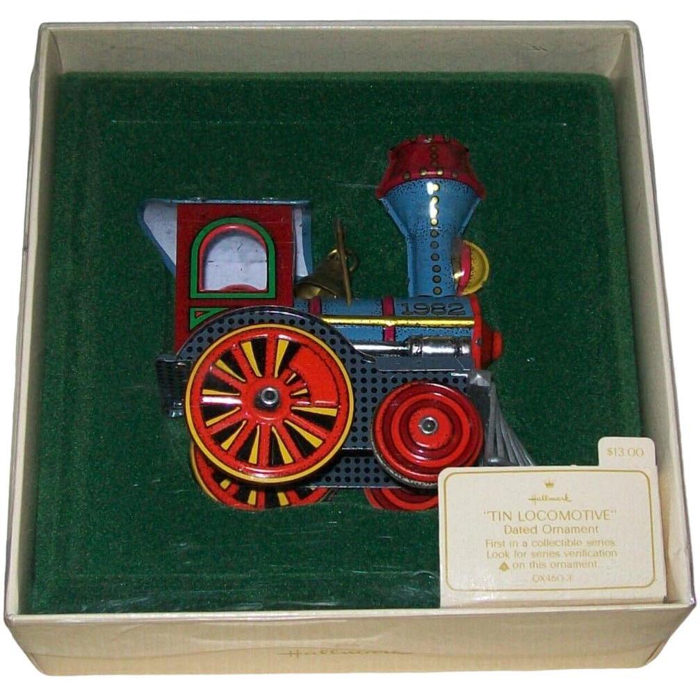 1982 Tin Locomotive Hallmark Ornament (Tin Locomotive) QX4603