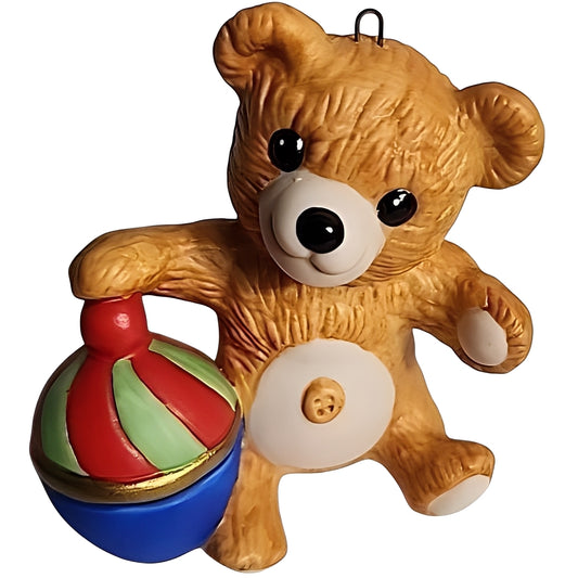 1983 Cinnamon Bear with Top (Porcelain Bear)