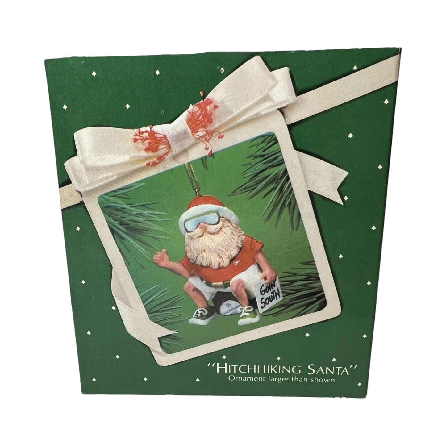 1983 Hitchhiking Santa Hallmark Ornament (Santa Claus) QX4247