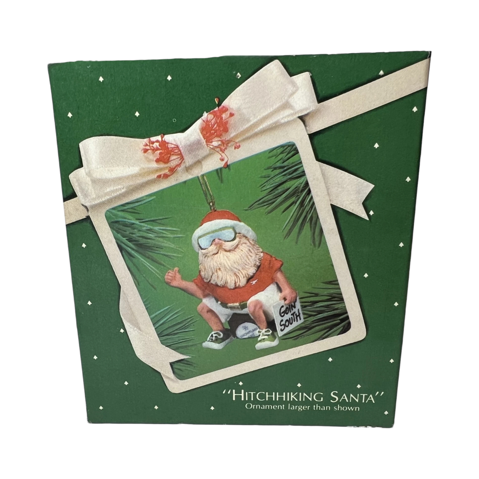 1983 Hitchhiking Santa Hallmark Ornament (Santa Claus) QX4247