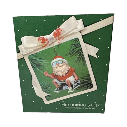 1983 Hitchhiking Santa Hallmark Ornament (Santa Claus) QX4247