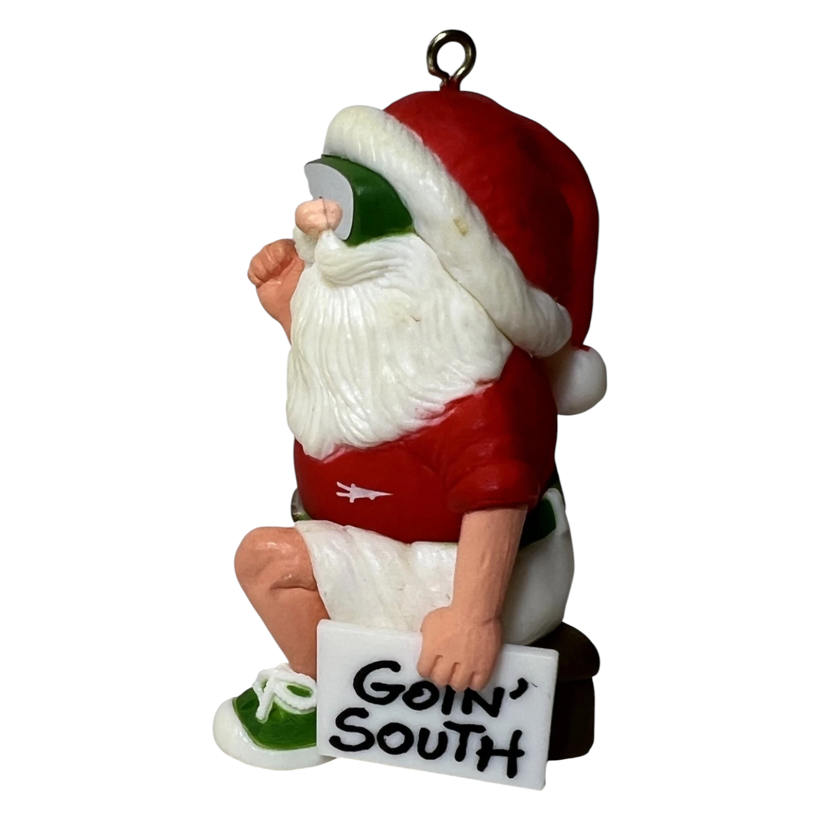 1983 Hitchhiking Santa Hallmark Ornament (Santa Claus) QX4247