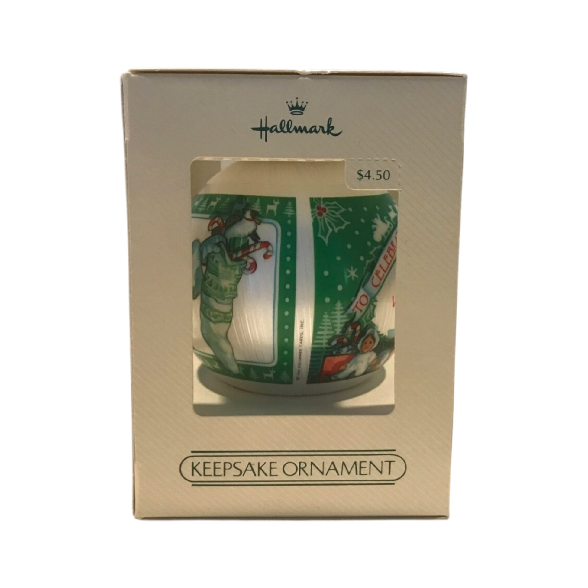 1983 A Child's 3rd Christmas (Ball) Hallmark Ornament QX226-9 Image2
