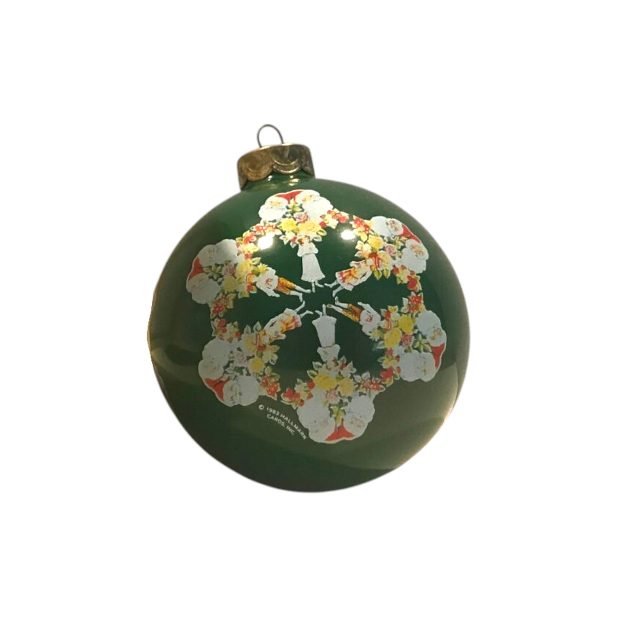 1983 An Old Fashioned Christmas (Ball) Hallmark Ornament QX217-9 Image3