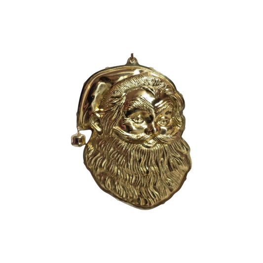 1983 Brass Santa (Santa Claus) Hallmark Ornament QX423-9 Image1