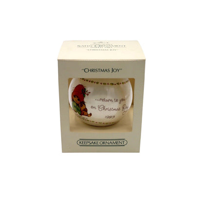 1983 Christmas Joy (Glass Ball) Hallmark Ornament QX216-9 Image2