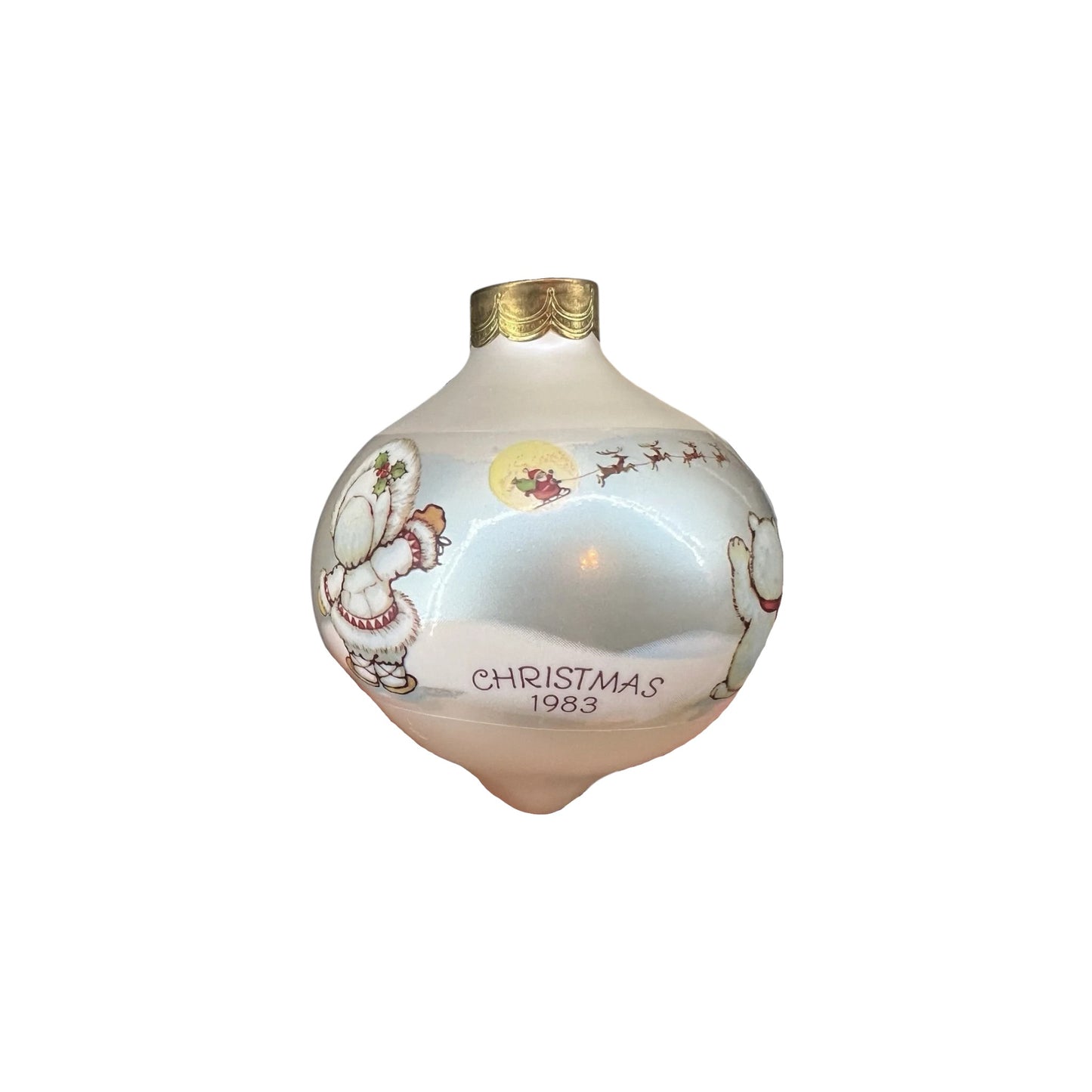 1983 Friendship (Ball) Hallmark Ornament QX207-7 Image3