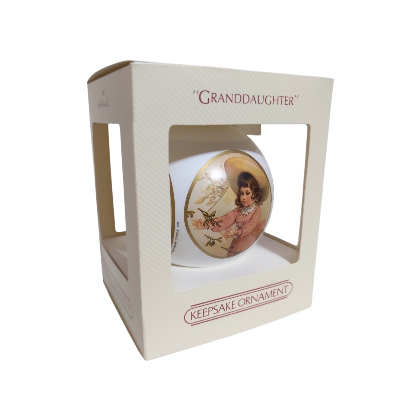 1983 Granddaughter (Ball) Hallmark Ornament QX202-7 Image4