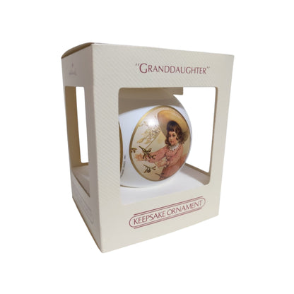 1983 Granddaughter (Ball) Hallmark Ornament QX202-7 Image4