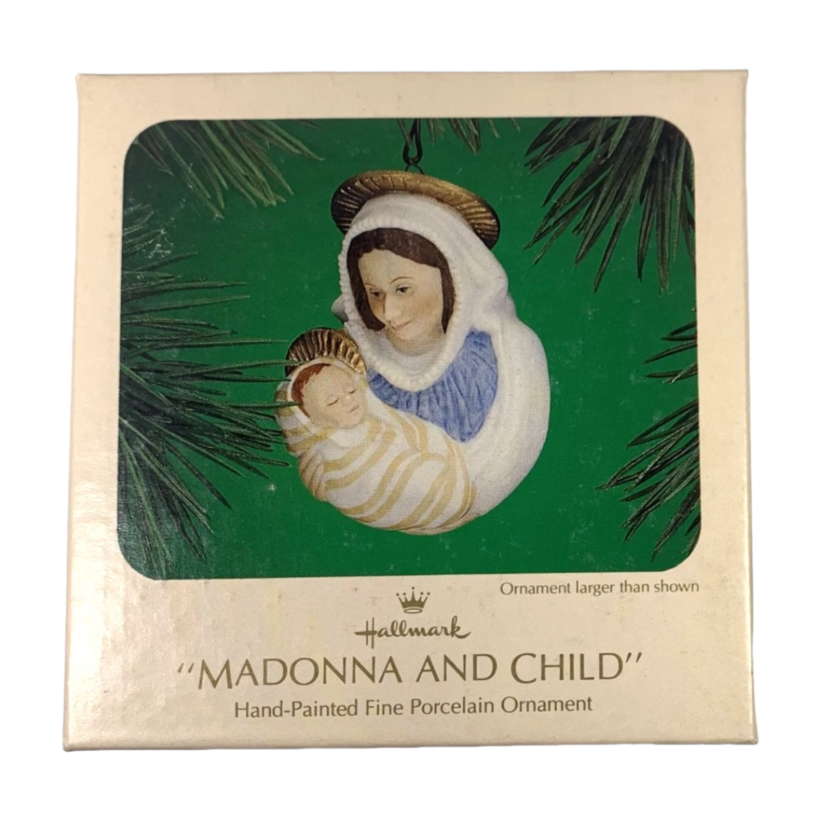 1983 Madonna and Child Hallmark Ornament (Nativity) QX4287 Image2