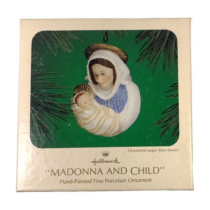 1983 Madonna and Child Hallmark Ornament (Nativity) QX4287 Image2