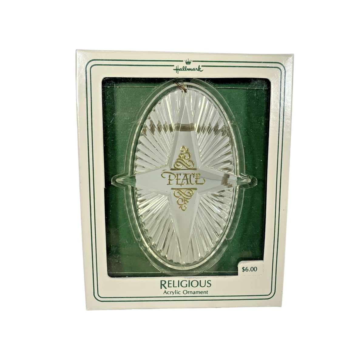 1983 Peace Star (Religious) Hallmark Ornament QX304-7 Image2