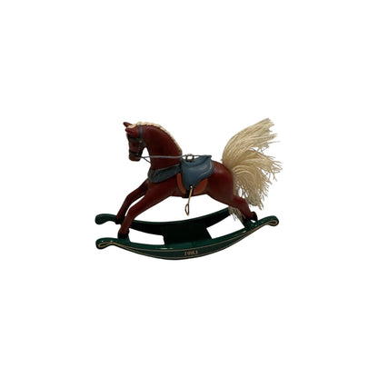1983 Russet Hallmark Ornament (Rocking Horse) QX4177 Image1