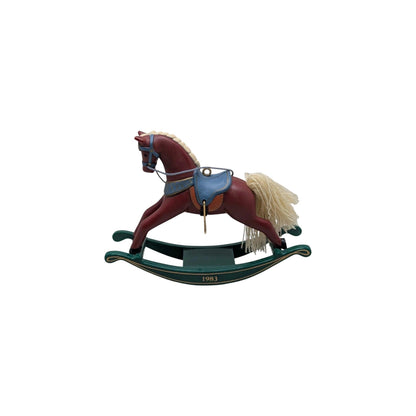 1983 Russet Hallmark Ornament (Rocking Horse) QX4177 Image5