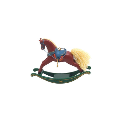 1983 Russet Hallmark Ornament (Rocking Horse) QX4177 Image7