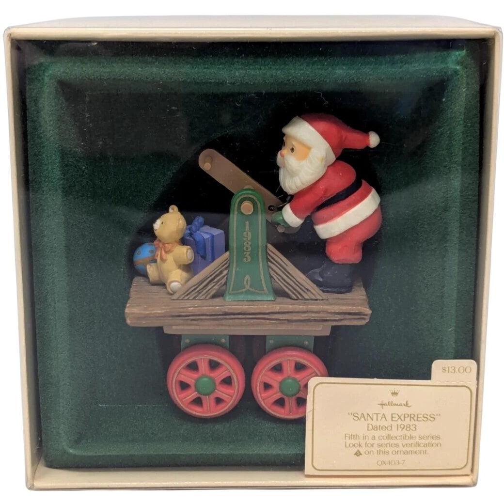 1983 Santa Express Hallmark Ornament (Here Comes Santa) QX4037