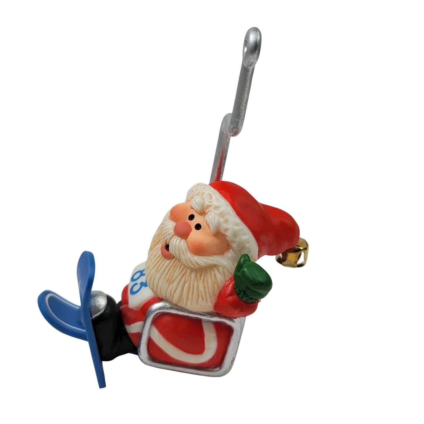 1983 Santa Ski Lift Hallmark Ornament (Santa Claus) QX4187 Image5