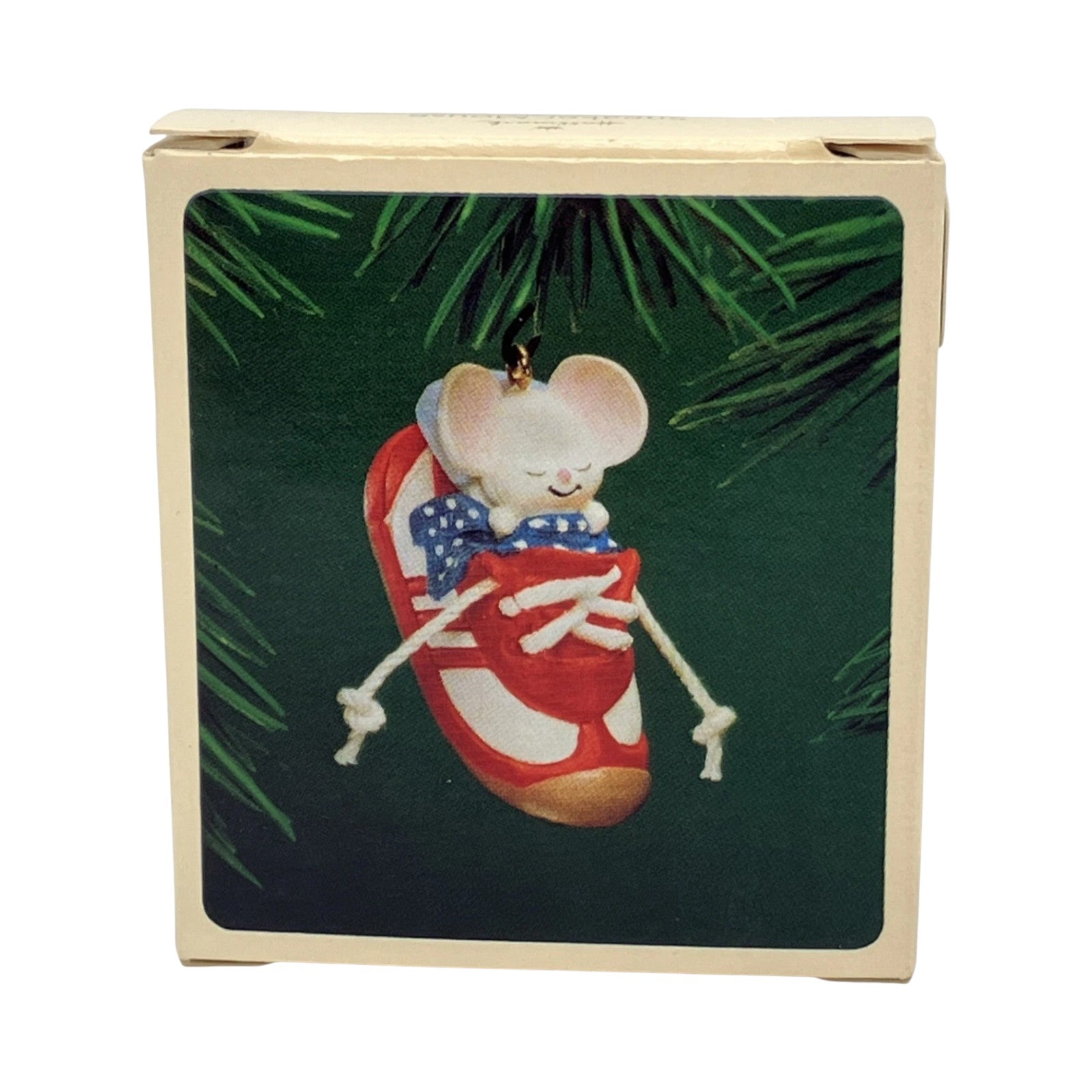 1983 Sneaker Mouse Hallmark Ornament (Mouse) QX4009 Image2