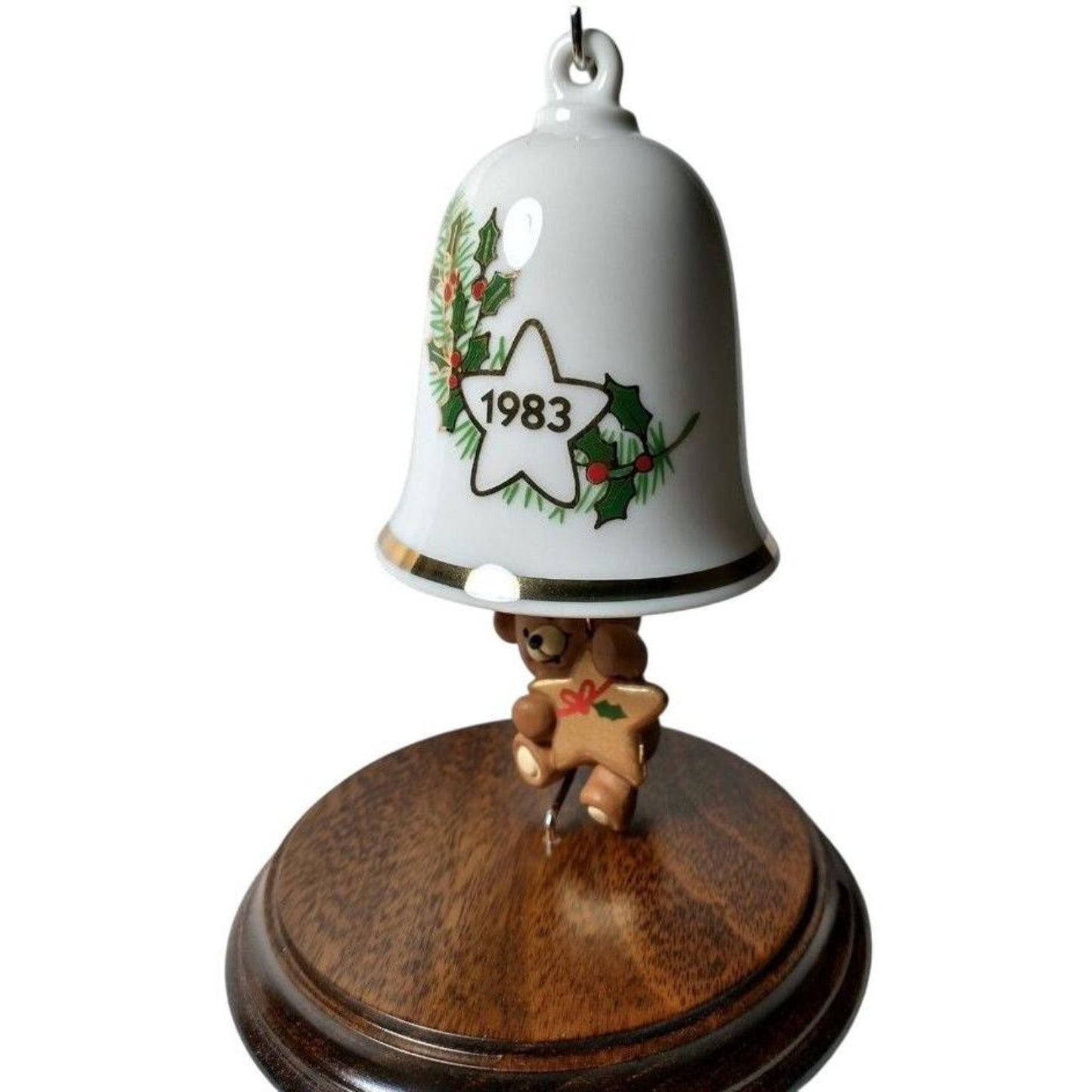 1983 Teddy Bell Ringer Hallmark Ornament (Teddy Bear) QX4039