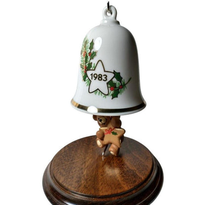 1983 Teddy Bell Ringer Hallmark Ornament (Teddy Bear) QX4039