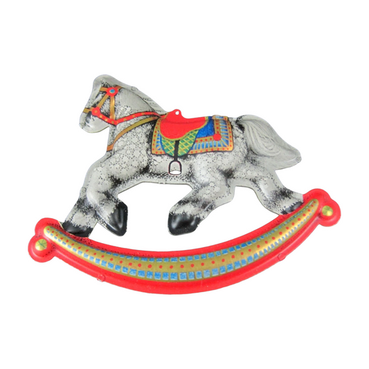 1983 TinRocking Horse Hallmark Ornament (Rocking Horse) QX4149 Image1
