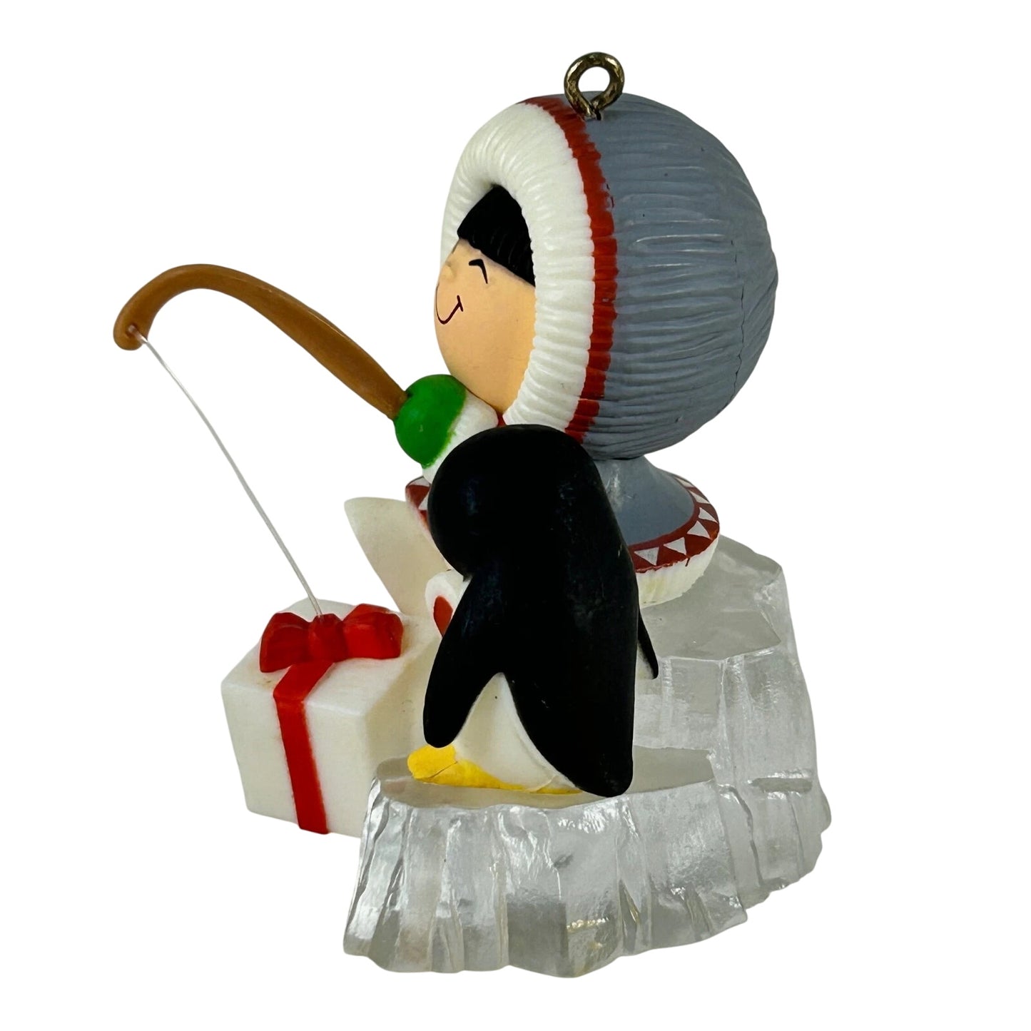 1984 Ice Fishing Hallmark Ornament (Frosty Friends) QX4371