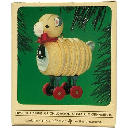 1984 Lamb Hallmark Ornament (Nostalgic Childhood) QX4394