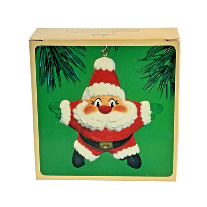 1984 Santa Star Hallmark Ornament (Santa Claus) QX4504