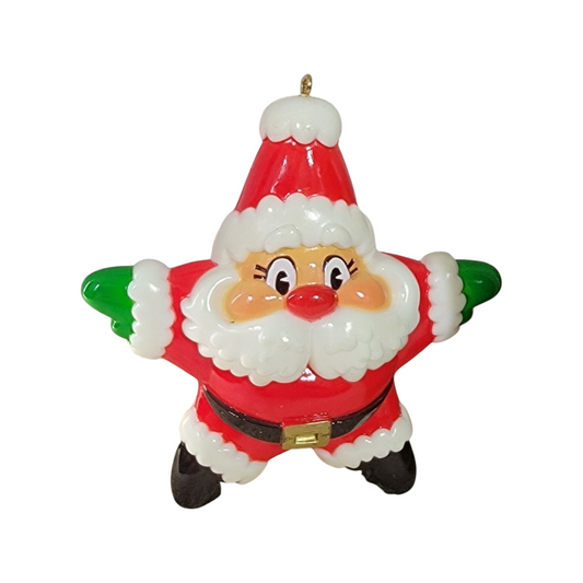 1984 Santa Star Hallmark Ornament (Santa Claus) QX4504