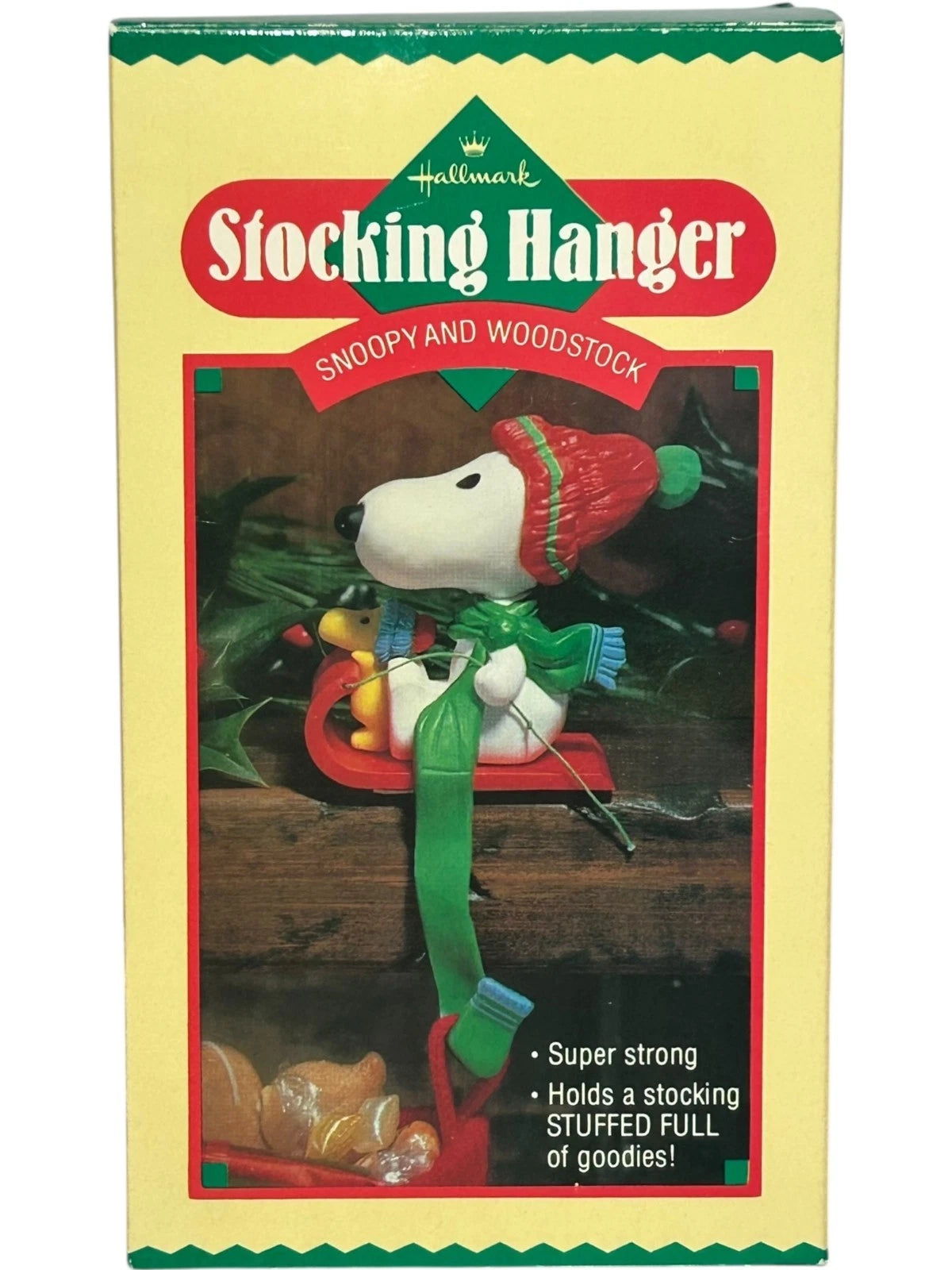 1984 Snoopy and Woodstock - Stocking Hanger Hallmark Ornament (Peanuts) QSH8163