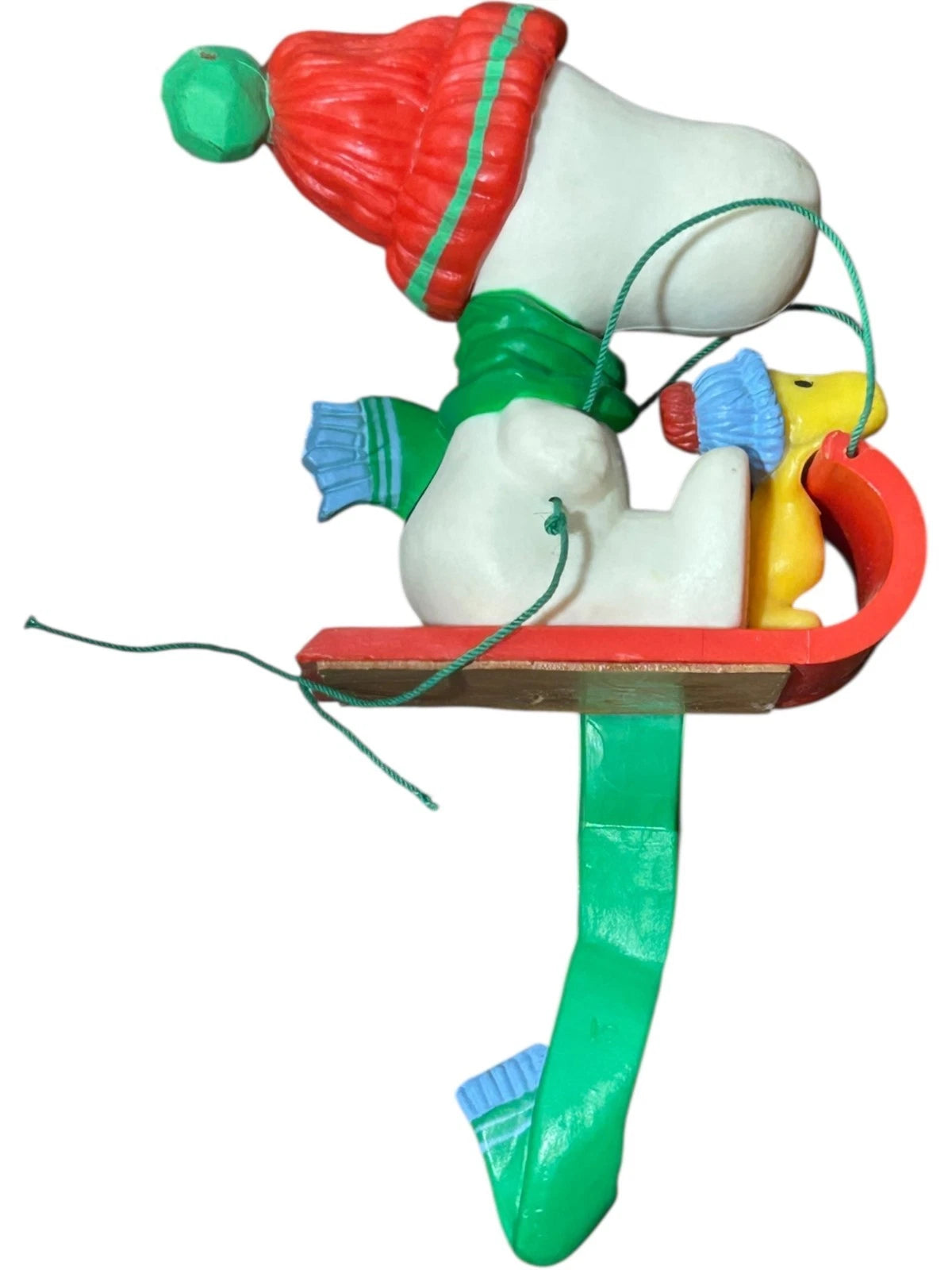 1984 Snoopy and Woodstock - Stocking Hanger Hallmark Ornament (Peanuts) QSH8163