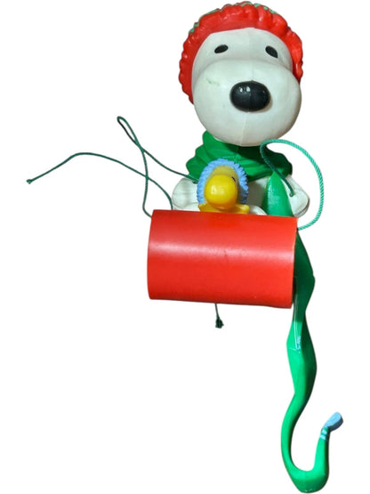 1984 Snoopy and Woodstock - Stocking Hanger Hallmark Ornament (Peanuts) QSH8163