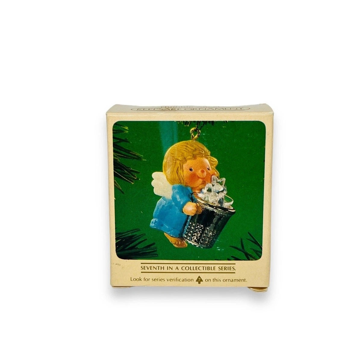 1984 Thimble Angel Hallmark Ornament (Thimble) QX4304