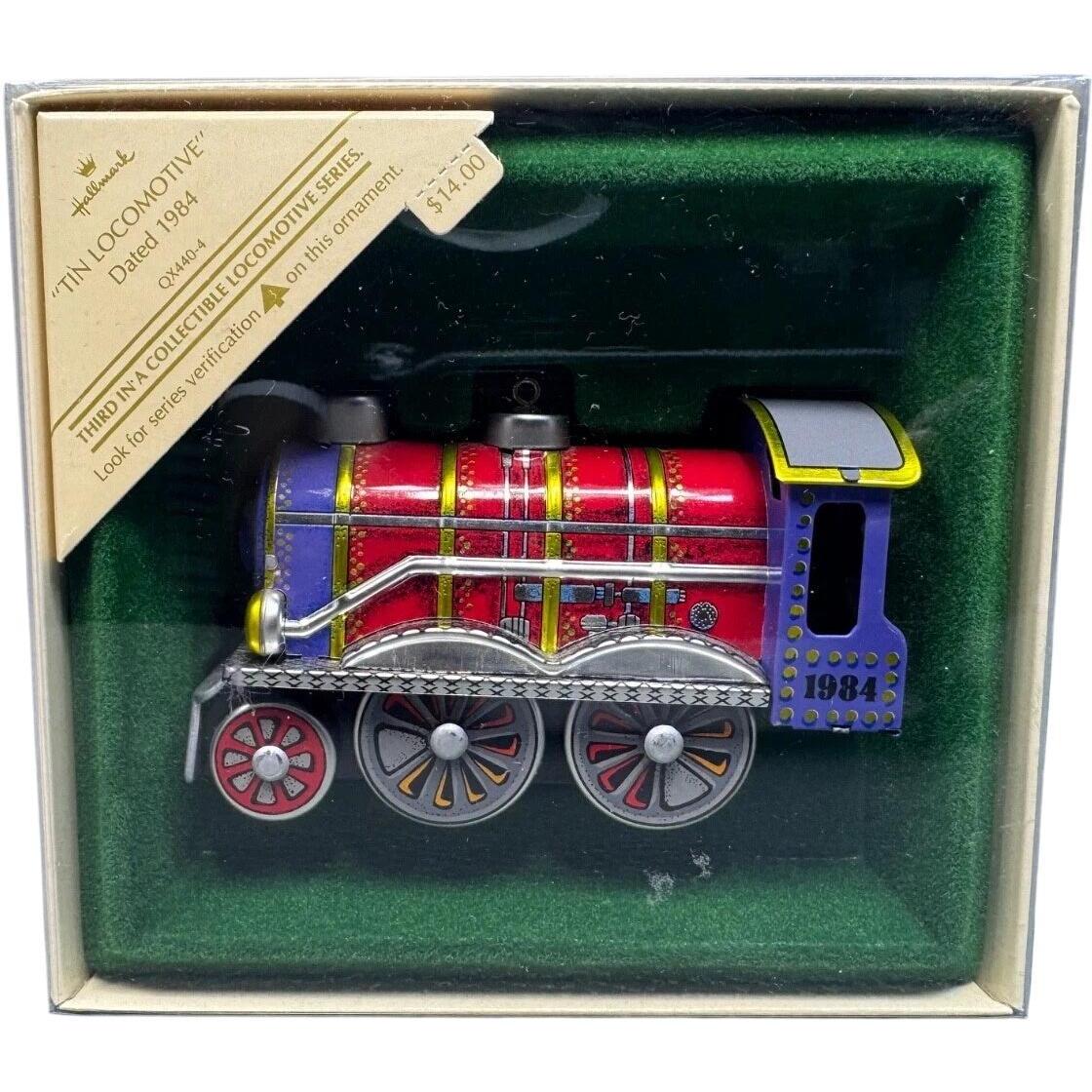 1984 Tin Locomotive Hallmark Ornament (Tin Locomotive) QX4404